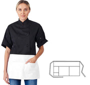 HiLite Three Pocket Waist Apron Wrinkle Resistant (22" W x 12" H) - 970