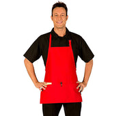 HiLite Adjustable Neck Three Pockets Bib Apron Wrinkle Resistant (24″ W x 24″ H)- 833P3A