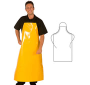 HiLite Adjustable Neck Janitorial and Chemical Extra Long Water Proof Multi Purpose Apron (29″ W x 47″ H) - 888HDA