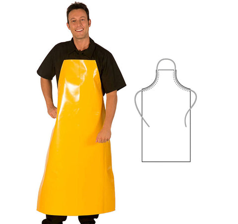 HiLite Adjustable Neck Janitorial and Chemical Extra Long Water Proof Multi Purpose Apron (29″ W x 47″ H) - 888HDA