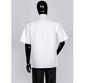 HiLite Classic White Unisex Short Sleeve Chef Coat - 540WH