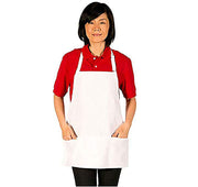 HiLite Adjustable Neck Three Pockets Bib Apron Wrinkle Resistant (24″ W x 24″ H)- 833P3A