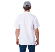 HiLite White Cook Shirt, Utility Shirt, Short Sleeve - 430WH