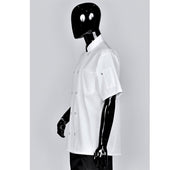 HiLite Classic White Unisex Short Sleeve Chef Coat - 540WH