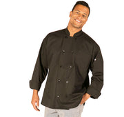 Hilite Classic Black Unisex Long Sleeve Chef Coat - 560BK