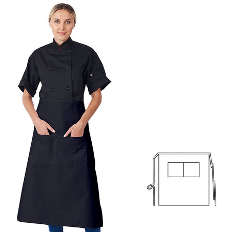 HiLite Two Pockets Bistro Apron Wrinkle Resistant (30″ W x 32″ H) - 920