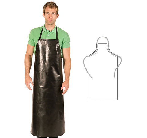 HiLite Adjustable Neck Janitorial and Chemical Extra Long Water Proof Multi Purpose Apron (29″ W x 47″ H) - 888HDA