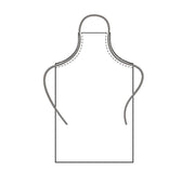 HiLite Adjustable Neck Heavy Duty Extra Long Brown PVC Vinyl Bib Apron  (26″ W x 42″ H)- 855XLA
