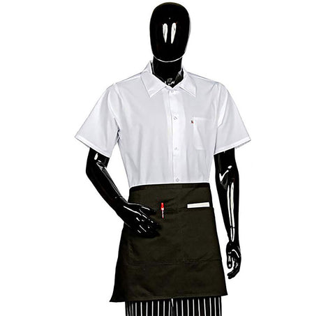 HiLite Two Pockets 1/2 Bistro Apron Wrinkle Resistant (30″ W x 18″ H)- 930