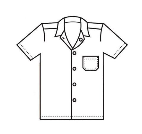 HiLite White Cook Shirt, Utility Shirt, Short Sleeve - 430WH