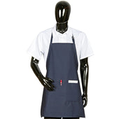 HiLite Adjustable Neck Three Pockets Bib Apron - Wrinkle Resistant (28″ W x 30″ H)- 822P3A