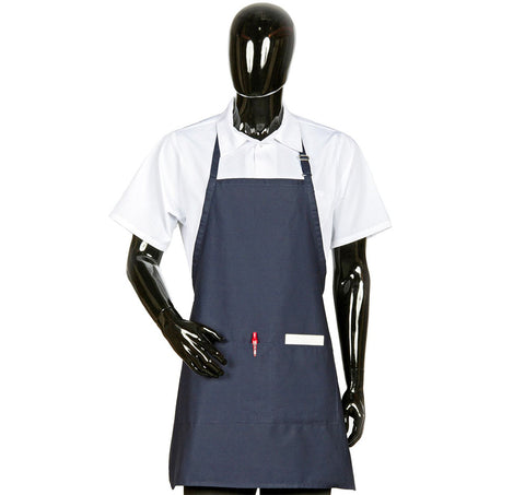 HiLite Adjustable Neck Three Pockets Bib Apron - Wrinkle Resistant (28″ W x 30″ H)- 822P3A