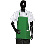 HiLite Adjustable Neck Three Pockets Bib Apron Wrinkle Resistant (24″ W x 24″ H)- 833P3A