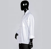 Hilite Classic White Unisex Long Sleeve Chef Coat - 550WH