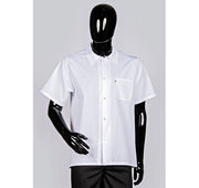 HiLite White Cook Shirt, Utility Shirt, Short Sleeve - 430WH