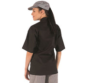 HiLite Classic Black Unisex Short Sleeve Chef Coat  - 530BK