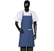 HiLite Fixed Neck Extra Long Bib Apron - Two Pockets - Wrinkle Resistant (28″ W x 34″ H)- 800