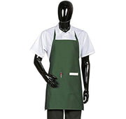 HiLite Fixed Neck Bib Apron - Two Pockets - Wrinkle Resistant (28″ W x 30″ H) - 822P2
