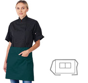HiLite Two Pockets 1/2 Bistro Apron Wrinkle Resistant (30″ W x 18″ H)- 930