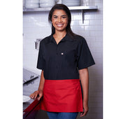 HiLite Black Cook Shirt, Utility Shirt, Short Sleeve - 440BK