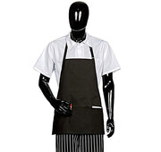 HiLite Adjustable Neck Three Pockets Bib Apron Wrinkle Resistant (24″ W x 24″ H)- 833P3A