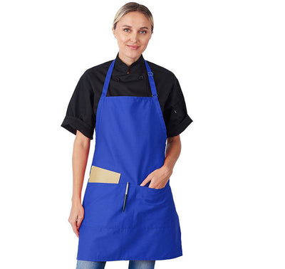 HiLite Adjustable Neck Three Pockets Bib Apron - Wrinkle Resistant (28″ W x 30″ H)- 822P3A